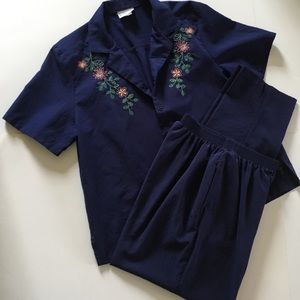 BON WORTH Women’s Summer Short Sleeve Top & Pants